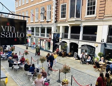 Vin Santo Outside Dining